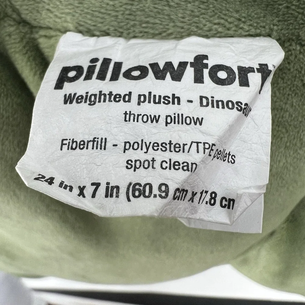Pillowfort Large Weighted Dinosaur Plush‎ Triceratops Throw Stuffed Animal 24